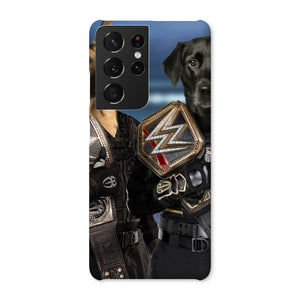 WrestleMania Champs: Custom Pet Snap Phone Case - Paw & Glory - Dog Portraits - Pet Portraits