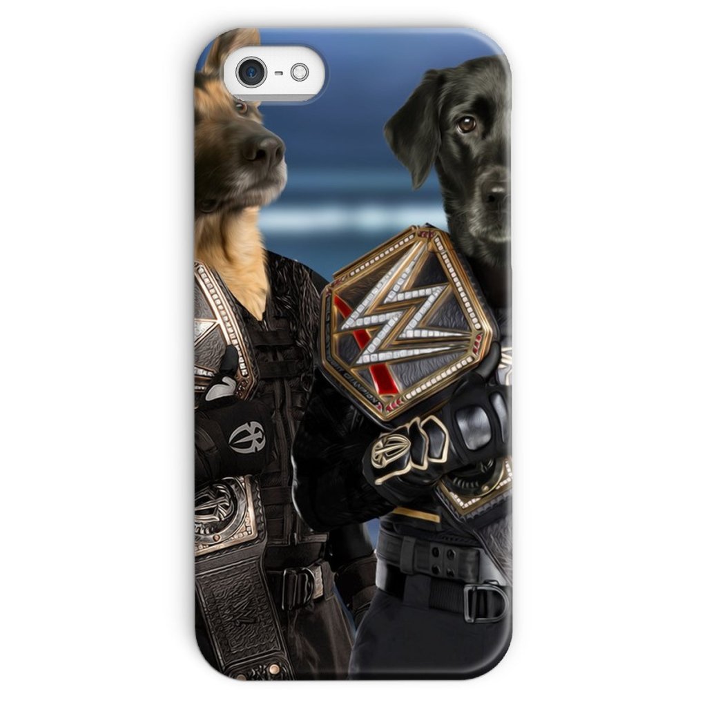 Pet Portraits | WrestleMania Champs: Custom Pet Snap Phone Case | Paw & Glory