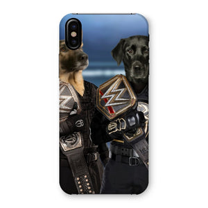 WrestleMania Champs: Custom Pet Snap Phone Case - Paw & Glory - Dog Portraits - Pet Portraits