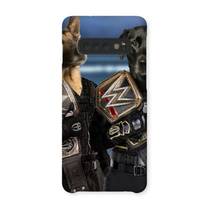 WrestleMania Champs: Custom Pet Snap Phone Case - Paw & Glory - Dog Portraits - Pet Portraits