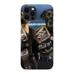 WrestleMania Champs: Custom Pet Snap Phone Case - Paw & Glory - Dog Portraits - Pet Portraits