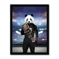 WWE Champ Roman: Animal Art Framed Portrait