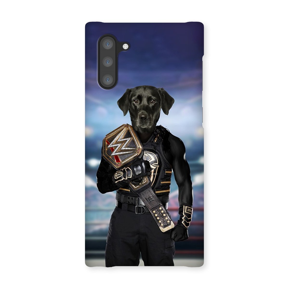 Pet Portraits | WWE Champ (Roman Reigns Inspired): Custom Pet Phone Case | Paw & Glory