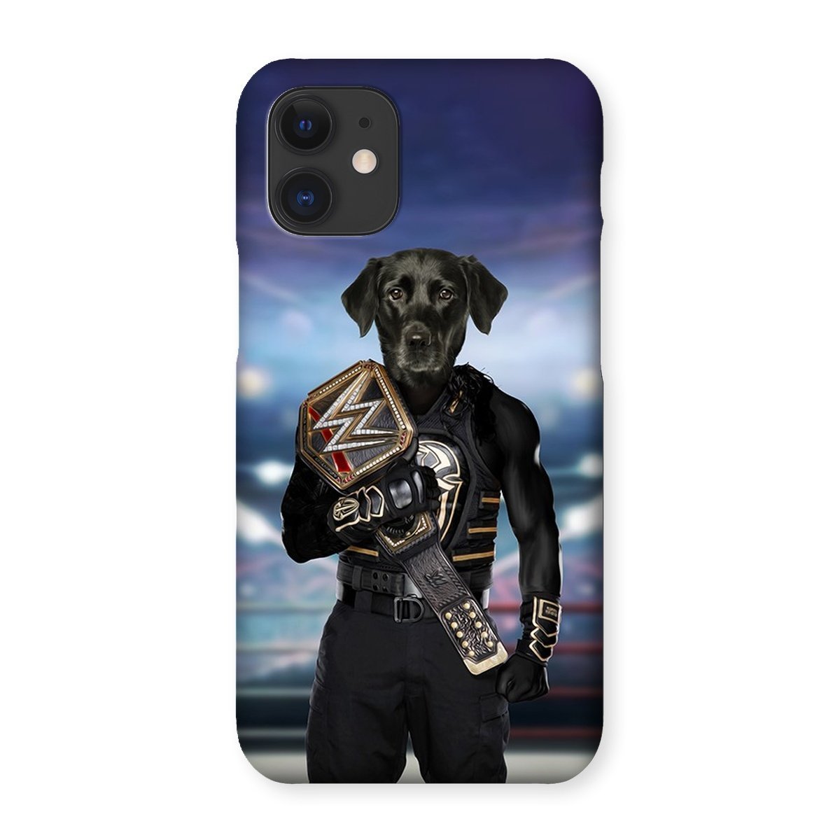 Pet Portraits | WWE Champ (Roman Reigns Inspired): Custom Pet Phone Case | Paw & Glory