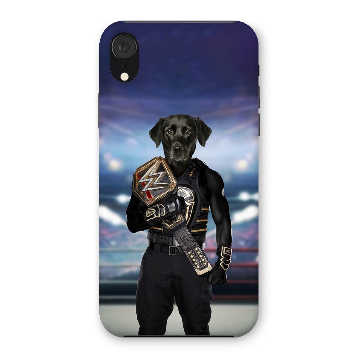 Pet Portraits | WWE Champ (Roman Reigns Inspired): Custom Pet Phone Case | Paw & Glory