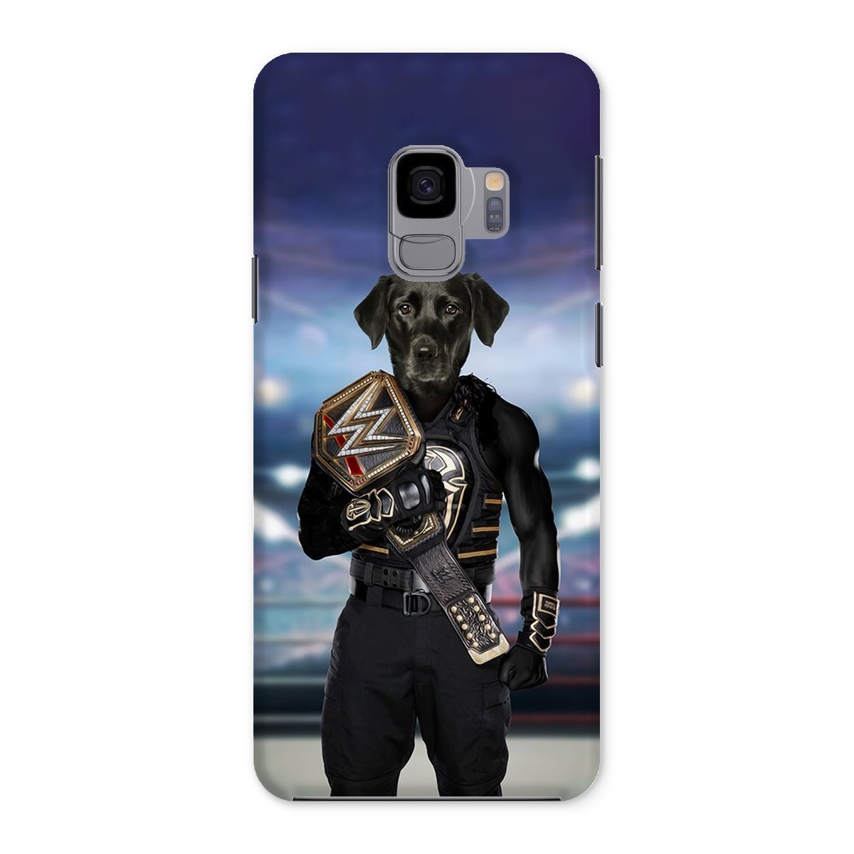 Pet Portraits | WWE Champ (Roman Reigns Inspired): Custom Pet Phone Case | Paw & Glory