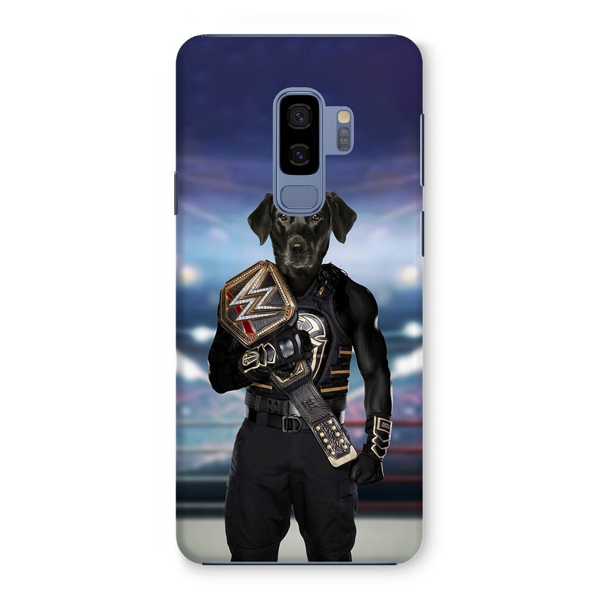 Pet Portraits | WWE Champ (Roman Reigns Inspired): Custom Pet Phone Case | Paw & Glory