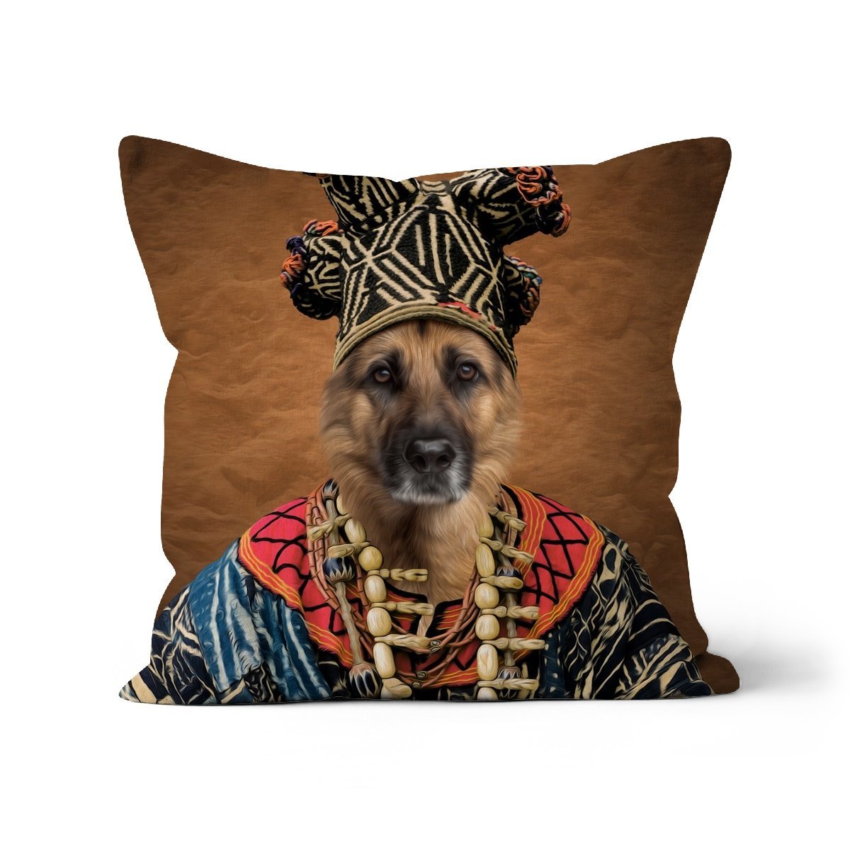 Pet Portraits | Zulu King: Custom Pet Pillow | Paw & Glory