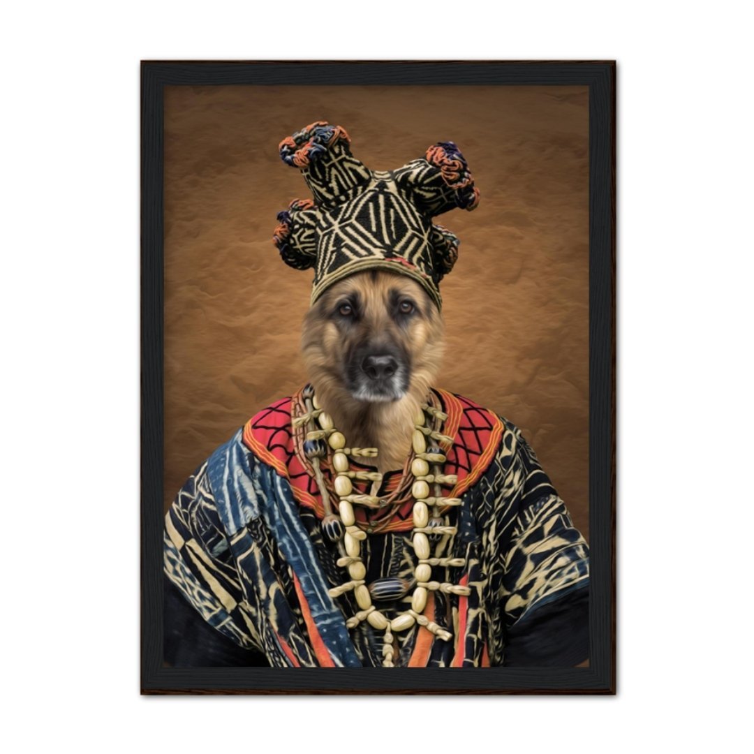 Pet Portraits | Zulu King: Custom Pet Portrait | Paw & Glory