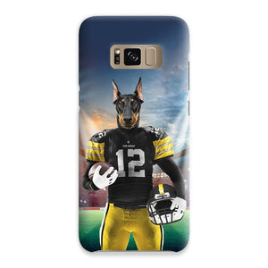 Muttsburgh Steeler Paw & Glory, paw and glory, custom cat phone case, pet phone case, personalized dog phone case, personalised puppy phone case, custom pet phone case, personalised puppy phone case, Pet Portrait phone case