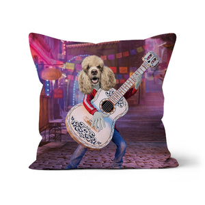 The Miguel (Coco Inspired), Paw & Glory, pawandglory, pillow custom, my pet pillow, dog pillow custom, pillow of your pet, personalised pet pillow, customized throw pillows, Pet Portraits cushion,