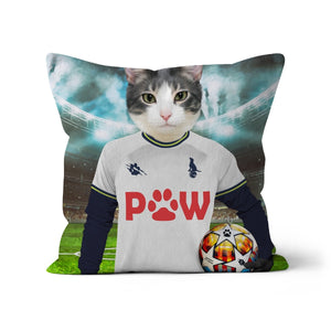 Tottenham Hotspaw Football Club Paw & Glory, pawandglory, pillow personalized, custom pillow design, pillow of my dog, pillows with dogs picture, dog personalized pillow, photo pet pillow, Pet Portraits cushion,
