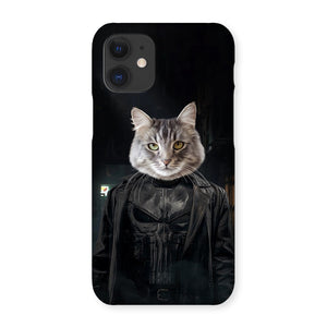 The Punisher Paw & Glory, paw and glory, pet art phone case, personalised cat phone case, personalized cat phone case, personalized puppy phone case, personalised dog phone case uk, life is better with a dog phone case, Pet Portrait phone case
