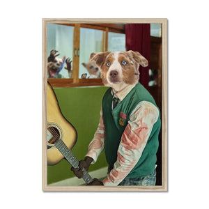 dog paintings, professional dog portraits, mozart pet portraits sale, cat Framed Photo Tile portrait, personalized pet art, paw and glory, pawandglory