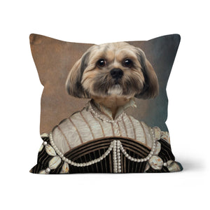 The Marquise: Custom Pet Throw Pillow  - Paw & Glory - #pet portraits# - #dog portraits# - #pet portraits uk#pawandglory, pet art pillow,dog pillow custom, photo pet pillow, my pet pillow, personalised cat pillow, dog memory pillow