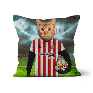 Sunderland Football Club, Paw & Glory, paw and glory, pillow of your pet, custom printed pillows, customized throw pillows, photo dog pillows, customized throw pillows, pet pillow, Pet Portrait cushion,