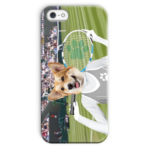 The Female Tennis Player: Custom Pet Phone Case