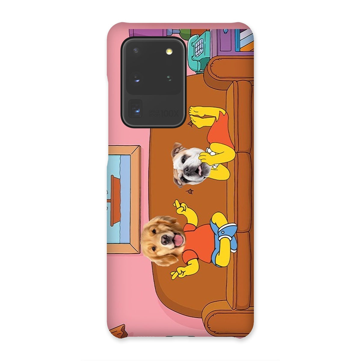 The Simpsons (Bart and Lisa): Custom Pet Phone Case