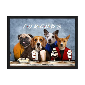 4 Furends: Custom Pet Portrait - Paw & Glory, pawandglory, for pet portraits, dog portraits colorful, dog portrait images, paintings of pets from photos, the admiral dog portrait, the general portrait, pet portraits