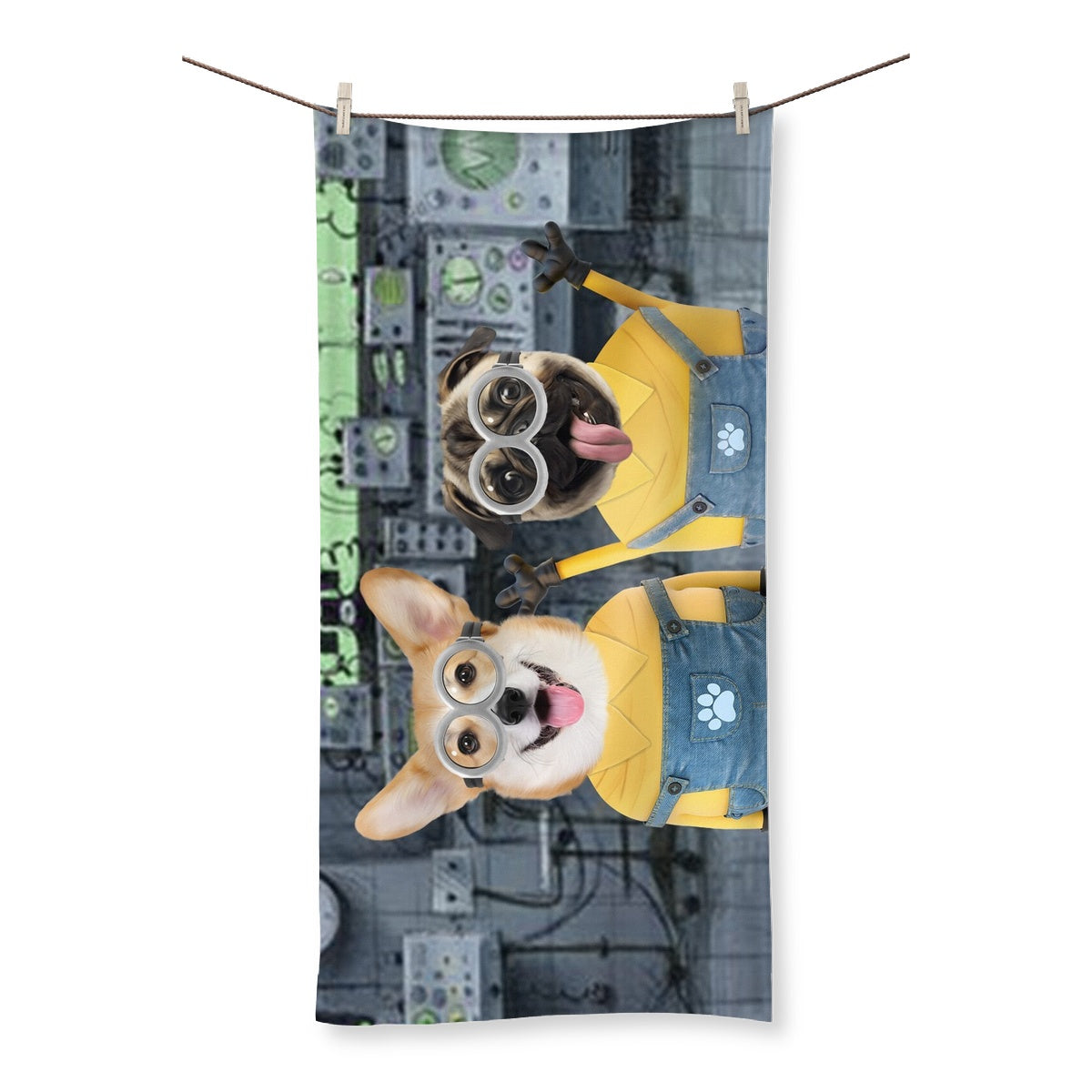 The Naughty Duo (Minions Inspired): Custom Pet Towel