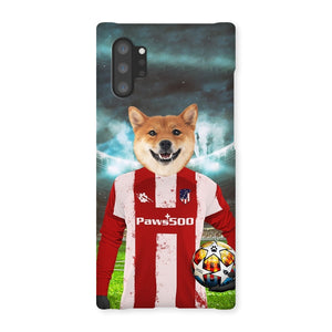 Pawtheletico Madrid Football Club Paw & Glory, paw and glory, pet art phone case, personalised cat phone case, personalized cat phone case, personalized puppy phone case, personalised dog phone case uk, life is better with a dog phone case, Pet Portrait phone case