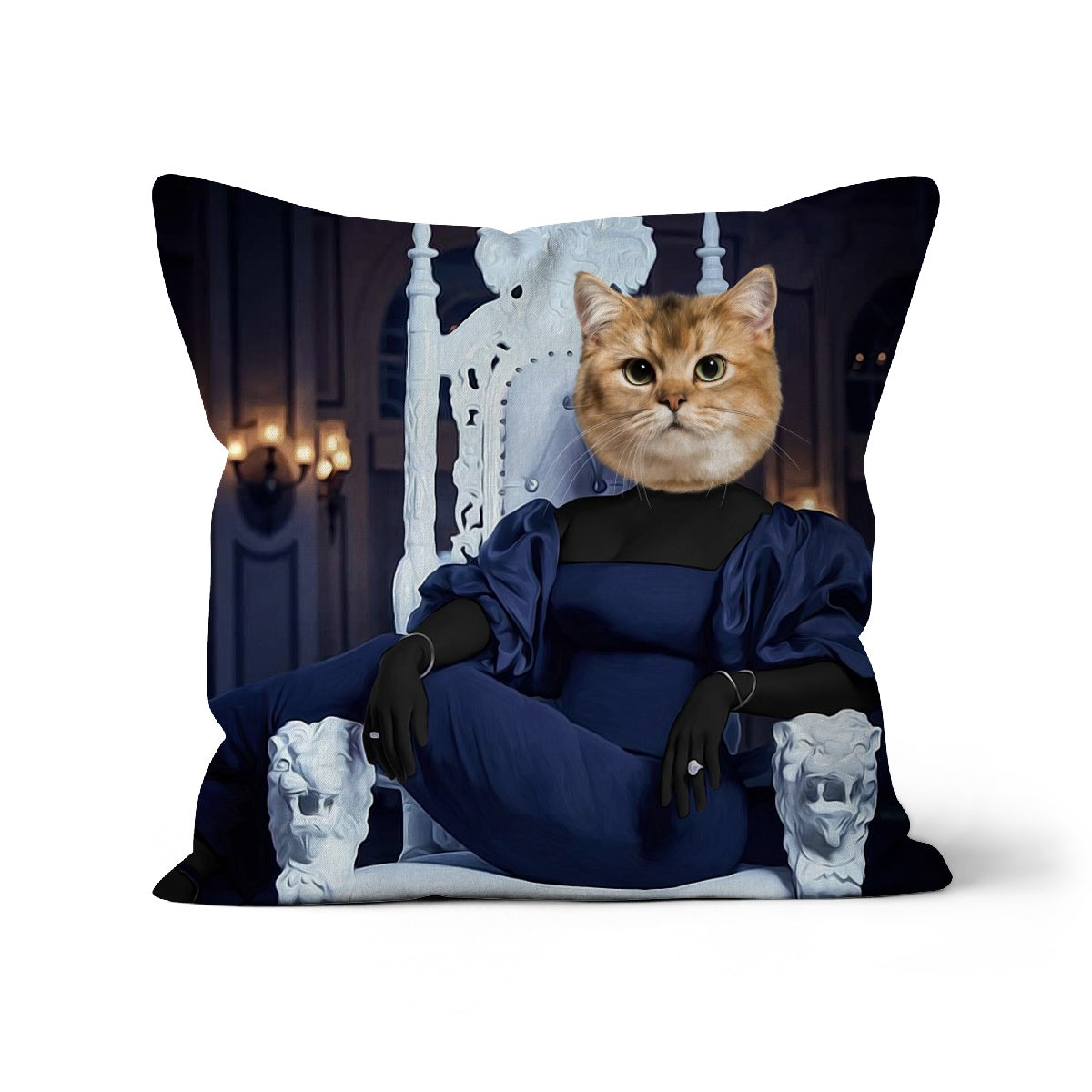 The Porsha: Custom Pet Pillow - Paw and Glory - pet pillow custom, custom pet pillows, cat pillows, pillow with pet face, pet pillow cases, custom pillow cover, paw & glory