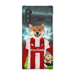 Pawtheletico Madrid Football Club Paw & Glory, paw and glory, personalized puppy phone case, puppy phone case, pet portrait phone case uk, personalized pet phone case, custom pet phone case, pet phone case, Pet Portraits phone case