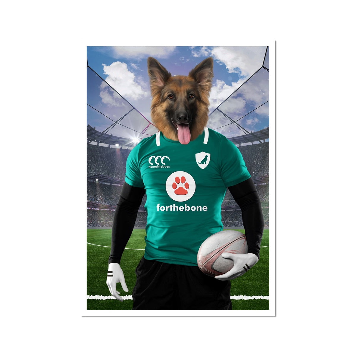 Ireland Rugby Team: Paw & Glory, paw and glory, best dog artists, aristocrat dog painting, dog drawing from photo, pet portraits leeds, dog portrait background colors, drawing dog portraits, pet portrait