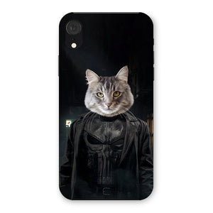 The Punisher Paw & Glory, pawandglory, custom pet phone case, puppy phone case, iphone 11 case dogs, personalised puppy phone case, life is better with a dog phone case, dog and owner phone case, Pet Portraits phone case