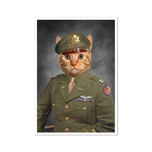 The Military Officer: Custom Pet Poster