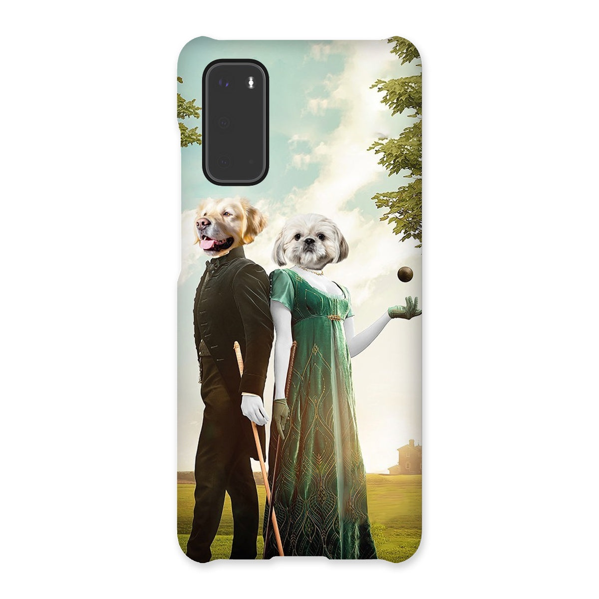 Kate & Anthony (Bridgerton Inspired): Custom Pet Phone Case, Paw & Glory, paw and glory, funny pet picture, pawtraits, dog in suit painting, paintings of my dog Wall Art: renaissance pet portraits uk, dog painted portraits,