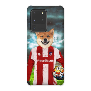 Pawtheletico Madrid Football Club Paw & Glory, pawandglory, custom pet phone case, puppy phone case, iphone 11 case dogs, personalised puppy phone case, life is better with a dog phone case, dog and owner phone case, Pet Portraits phone case