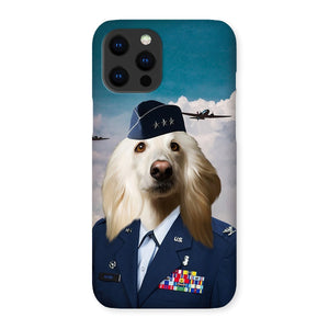 The US Female Airforce Officer: Custom Pet Phone Case