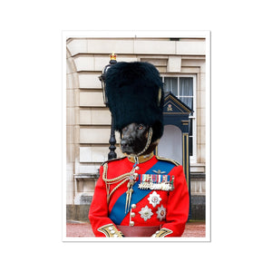 The Queens Guard: Custom Pet Poster: Paw & Glory, paw and glory,  painting pets, pet portraits in oils, dog portrait painting, Pet portraits, custom pet paintings