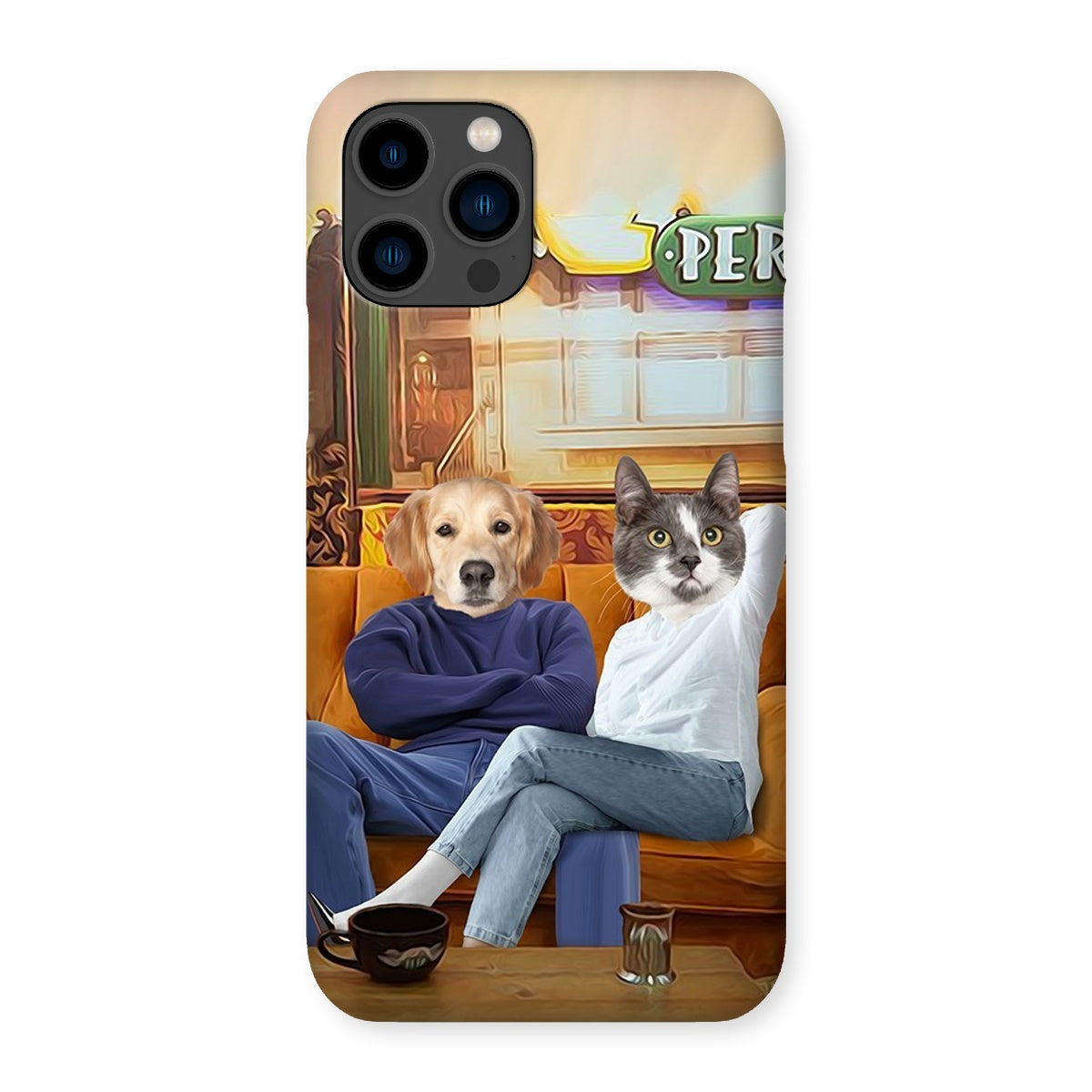 Monica & Chandler (Friends Inspired): Custom Pet Phone Case