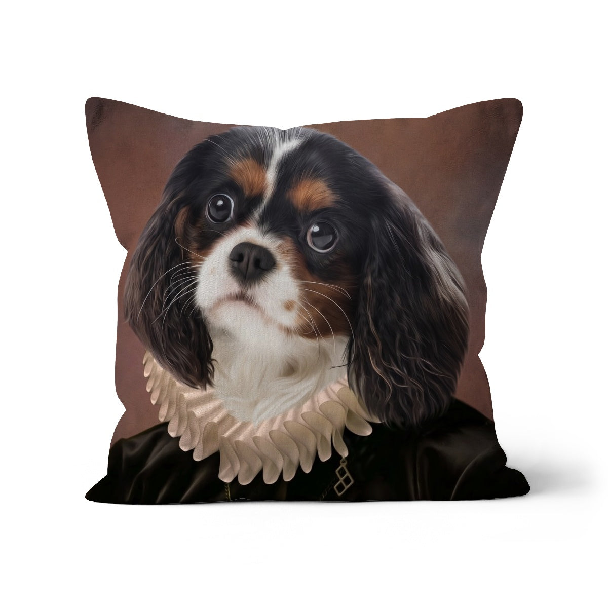The Viscountess: Custom Pet Throw Pillow  - Paw & Glory - #pet portraits# - #dog portraits# - #pet portraits uk#paw and glory, pet portraits cushion,pet face pillows, personalised pet pillows, pillows with dogs picture, custom pet pillows, pet print pillow