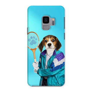 80s Tennis Champ: Custom Pet Phone Case - Paw & Glory - #pet portraits# - #dog portraits# - #pet portraits uk#