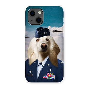 The US Female Airforce Officer: Custom Pet Phone Case