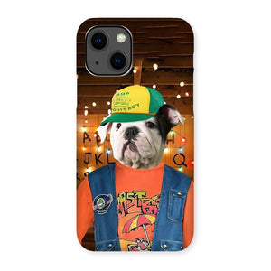 The Dustin (Stranger Things Inspired) Paw & Glory, paw and glory, pet portrait phone case uk, personalised cat phone case, dog phone case custom, personalised iphone 11 case dogs, dog mum phone case, pet art phone case, pet portraits phone case