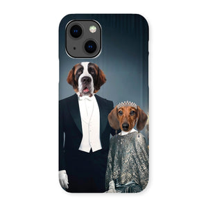 Robert & Cora (Downton Abbey Inspired): Custom Pet Phone Case , Paw & Glory, paw and glory, custom dog, Purr and mutt, pet portraits in oil, painting of my dog, custom dogs, paw prints gifts,