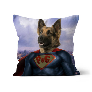 Super Pet: Custom Pet Cushion  - Paw & Glory - #pet portraits# - #dog portraits# - #pet portraits uk#paw and glory, custom pet portrait cushion,pet face pillow, custom cat pillows, pet pillow, custom pillow of pet, personalised cat pillow