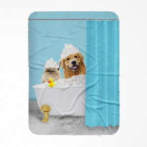 The Bath Tub: Custom 2 Pet Blanket