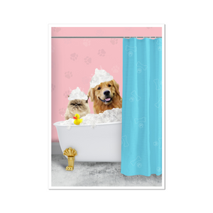The Bath Tub: Custom 2 Pet Poster