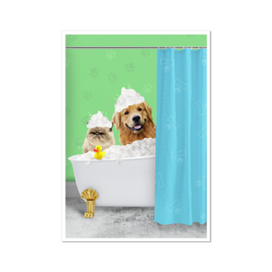 The Bath Tub: Custom 2 Pet Poster