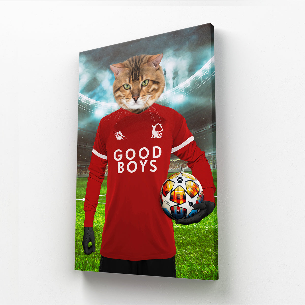 Nottingham Furrest Football Club Paw & Glory, paw and glory, for pet portraits, painting of your dog, professional pet photos, best dog paintings, animal portrait pictures, hogwarts dog houses, pet portrait