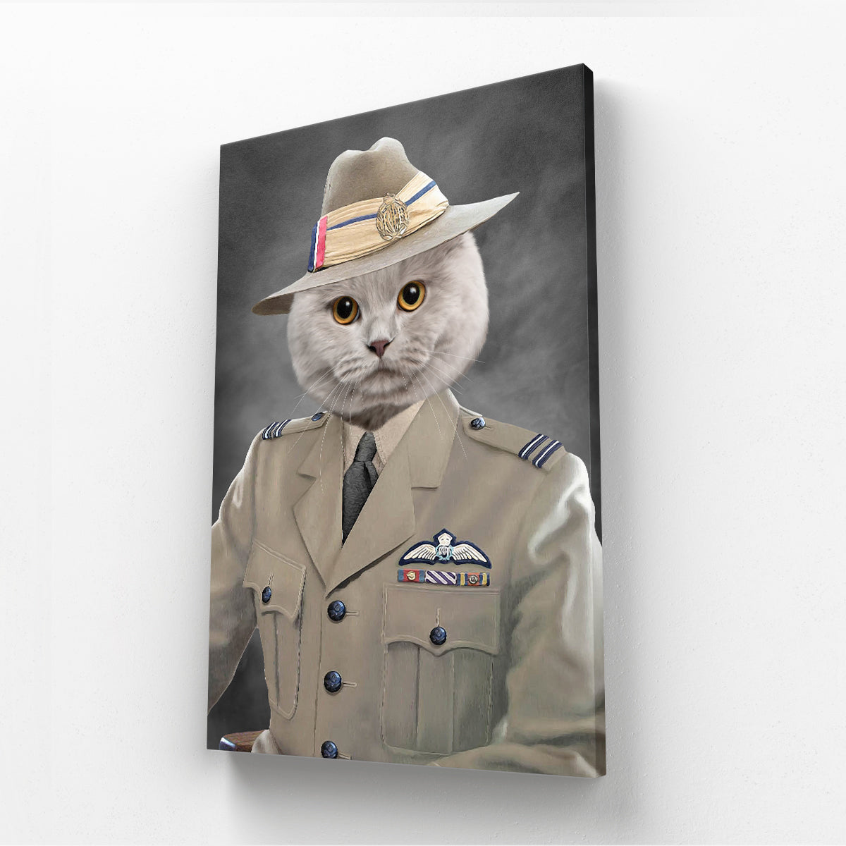 The Brigadier: Custom Pet Canvas