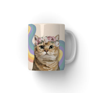 Paw & Glory, pawandglory, custom dog mug, personalised dog mug, dog mugs personalised, personalized coffee mug with cats, personalised coffee mug with cats, personalised pet mugs, Pet Portraits Mug