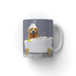 Paw & Glory, pawandglory, custom mug with dogs, personalized dog and owner mug, dog mug personalized, personalised puppy mug, Pet Portrait Mug