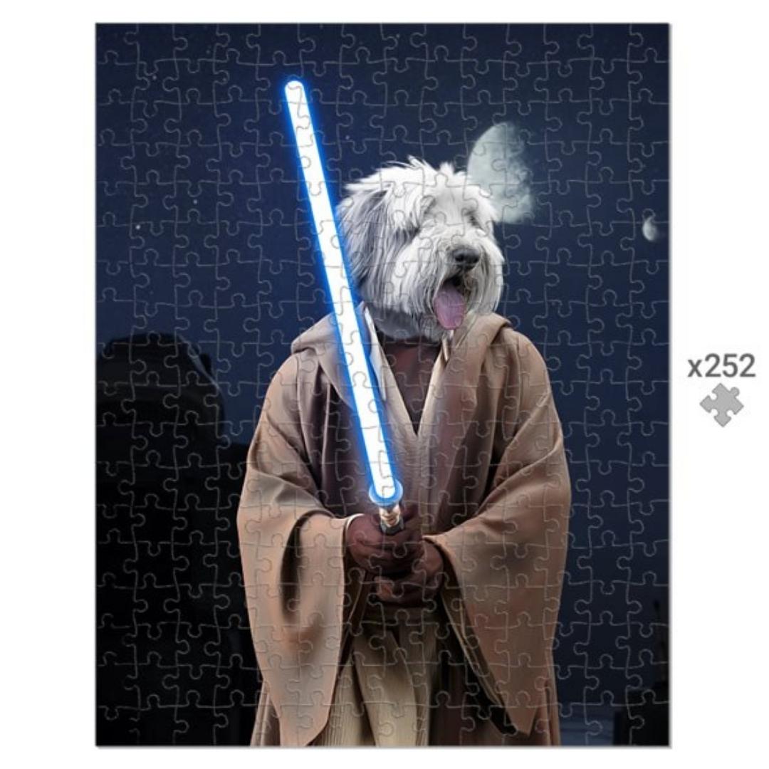 Obi Wan Kanobi (Star Wars Inspired) Paw & Glory, paw and glory, professional pet photos, painting of your dog, funny dog paintings, small dog portrait, dog portrait background colors, custom dog painting, pet portraits