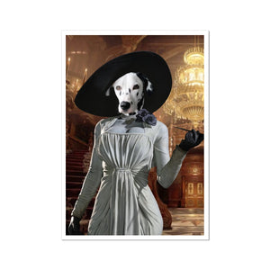 Lady Dimitrescu (Resident Evil Inspired): Custom Pet Portrait